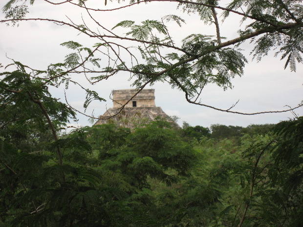 Chichén Itzá - (view of Pyramid from Observatory)