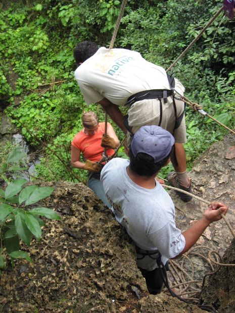 rapel into the jungle