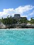 Tulum Ruins view from sea